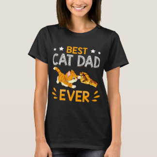 Best Cat Dad Ever Paw Fist Bump for men T-Shirt
