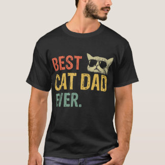 Best Cat Dad Ever T-Shirt Cat Daddy Gift Shirts
