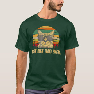 Best Cat Dad Ever tee Funny Cat Daddy Father Day V