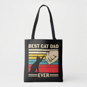 Best Cat Dad Ever Tote Bag