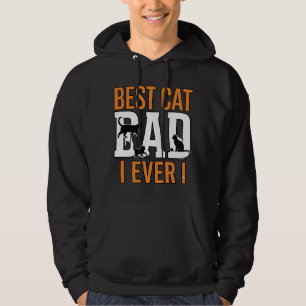 Best Cat Dad Ever Vintage Cat Father Shirt Design_