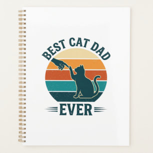 Best Cat Dad Ever Vintage Cat Shirt Design_1 Planner
