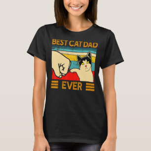 Best Cat Dad Ever  Vintage Cats  6 T-Shirt