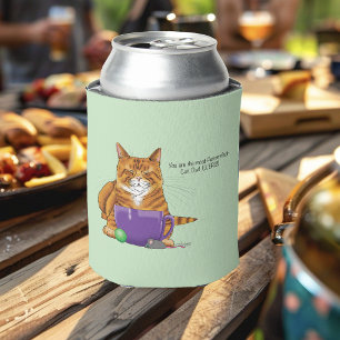 Best Cat Dad Father's Day Can Cooler