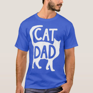 Best Cat Dad Fathers Day Men Kitty Daddy Papa Chri T-Shirt