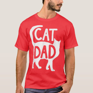 Best Cat Dad Fathers Men Kitty Daddy Papa Christma T-Shirt