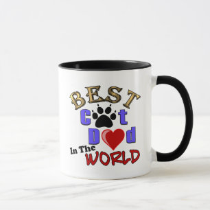 Best Cat Dad In The World for Father's Day Mug
