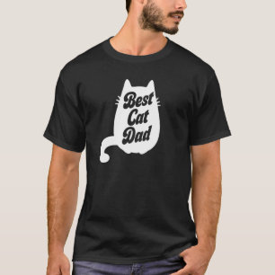 Best Cat Dad Kitty Daddy Papa Kitten Father T-Shirt