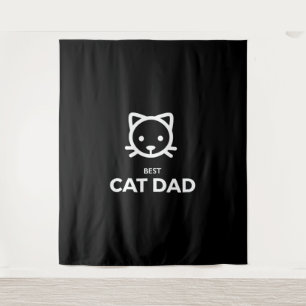Best Cat Dad  Tapestry
