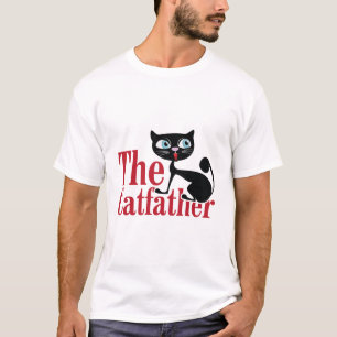 Best Cat Dad, The Catfather, Fathers Day Funny Tee