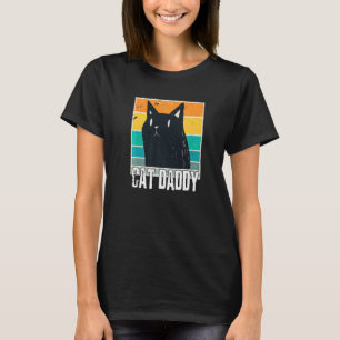 Best Cat Daddy Fathers Day Men Kitty Daddy Papa Fa T-Shirt