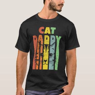 Best Cat Daddys Kitten Daddy The Catfather Cat Dad T-Shirt
