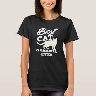 Best Cat Grandma Ever Cat Owner Granny Cat T-Shirt