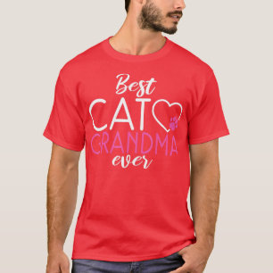 Best Cat Grandma Ever Kitty Cat Lover  T-Shirt