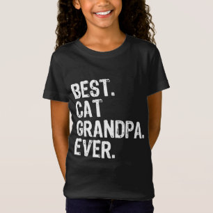 Best Cat Grandpa Ever Funny Cool Gift Father's Day T-Shirt
