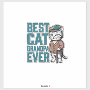 Best Cat Grandpa Ever Vintage Cat Grandpa Shirt De