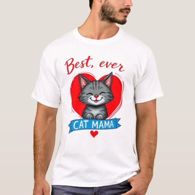 Best CAT MAMA T-Shirt (Front)