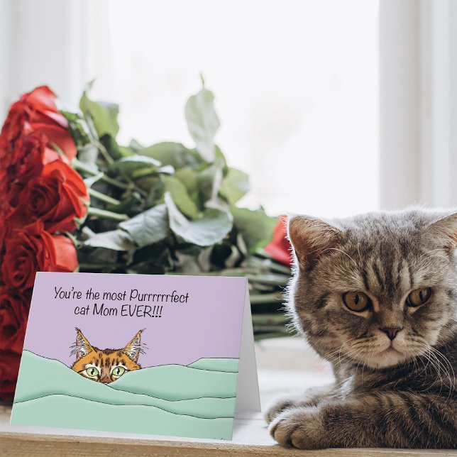 Best Cat Mom Ever! Card (Creator Uploaded)
