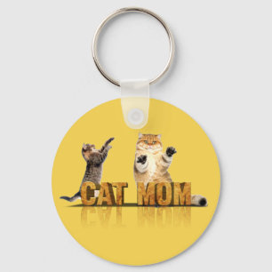 Best cat mom ever cat mom gift key ring