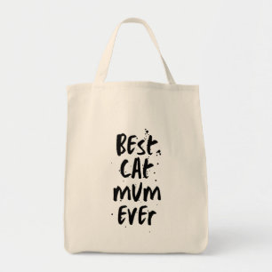 Best cat Mom Ever Modern Simple Trendy Cute Tote Bag