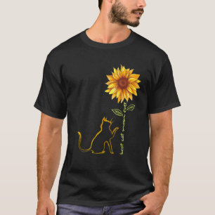Best Cat Mom Ever Sunflower Cat Tree Men Women Gir T-Shirt