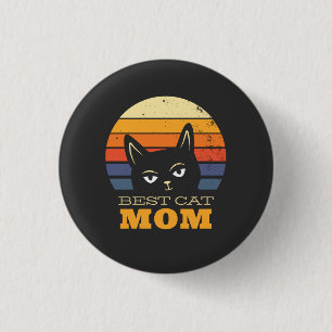 Best Cat Mum 3 Cm Round Badge