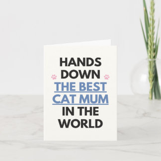 Best Cat Mum Card