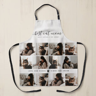 Best Cat Mum: Custom Mother's Day Cat Photo Apron