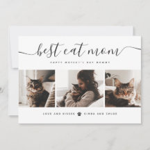 Best Cat Mum: Custom Mother's Day Cat Photo