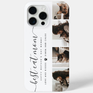 Best Cat Mum: Custom Mother's Day Cat Photo iPhone 15 Pro Max Case