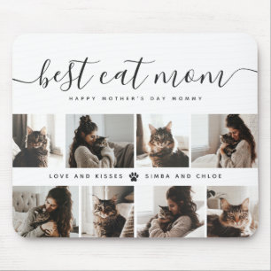 Best Cat Mum: Custom Mother's Day Cat Photo Mouse Mat