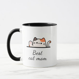 Best cat mum custom script Mug
