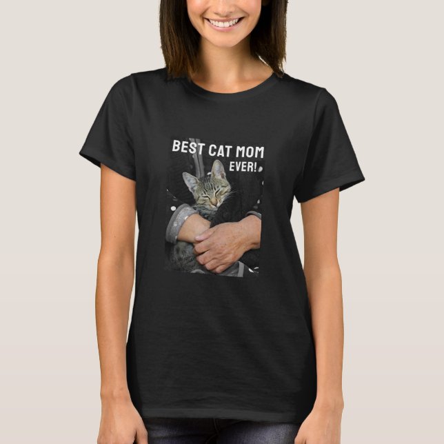 Best Cat Mum (dark) T-Shirt (Front)