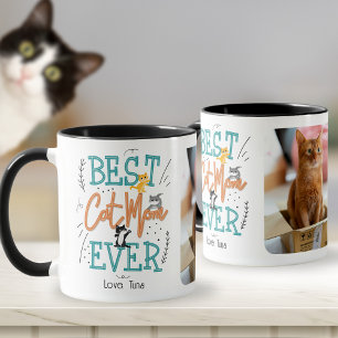 Best Cat Mum Ever  1 Photo Mothers Day  Mug