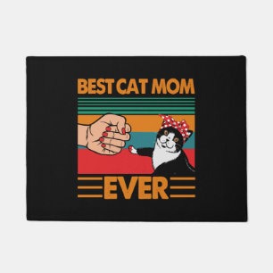 Best Cat Mum Ever Bandanna Doormat