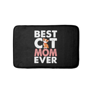 Best Cat Mum Ever Bath Mat