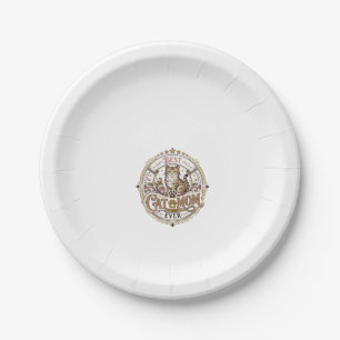 Best Cat Mum Ever Cat Mum Dad Parent Vintage Vecto Paper Plate