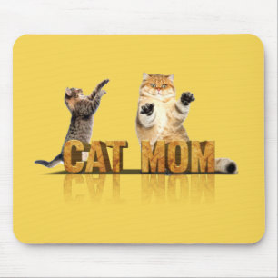 Best cat mum ever   cat mum gift mouse mat