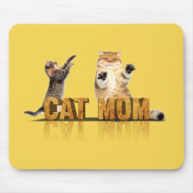 Best cat mum ever | cat mum gift mouse mat (Front)