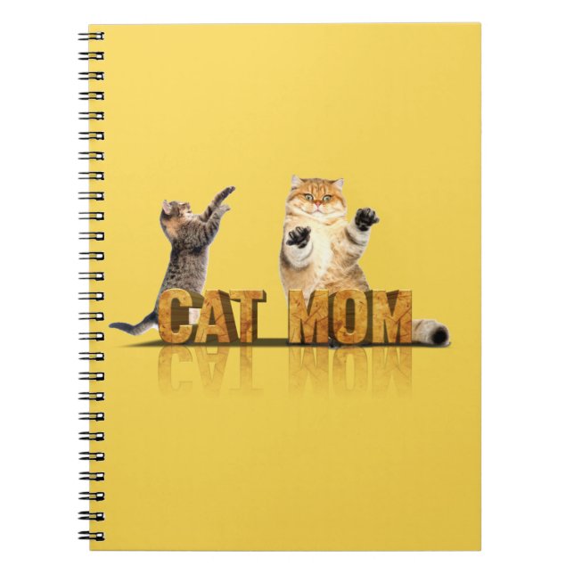 Best cat mum ever | cat mum gift notebook (Front)