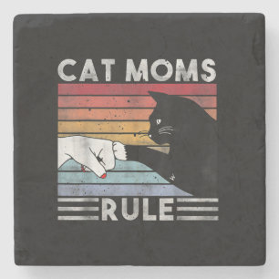 Best Cat Mum Ever Cat Mum Present Stone Coaster