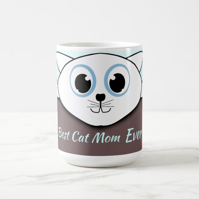 Best Cat Mum Ever Coffee Mug (Center)