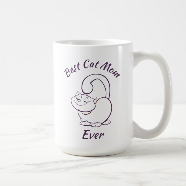 Best Cat Mum Ever Coffee Mug (Right)