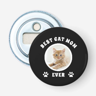 Best Cat Mum Ever Custom Photo Personalised Bottle Opener