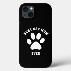 Best Cat Mum Ever Custom Text Personalised iPhone 13 Case