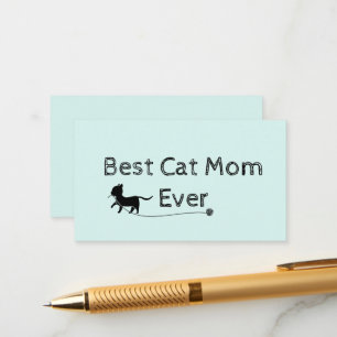 Best Cat Mum Ever Enclosure Card