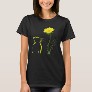 Best Cat Mum Ever Flower Cat Mum Dandelion Mother  T-Shirt