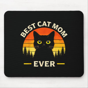 Best Cat Mum Ever for Kids Boy Girl Women Mama Mouse Mat