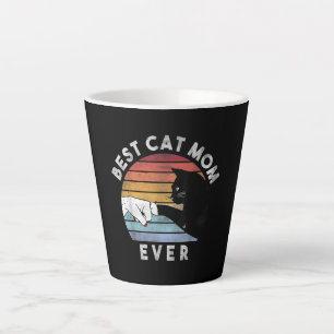 Best Cat Mum Ever   Funny Cat Mum Gift Latte Mug