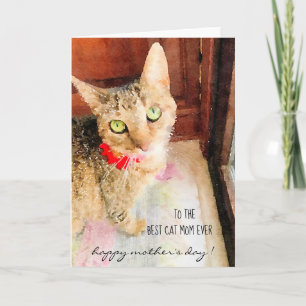 Best Cat Mum Ever! Happy Mother's Day! Card